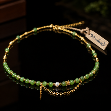Ulan-Ude Apple Green Necklaces