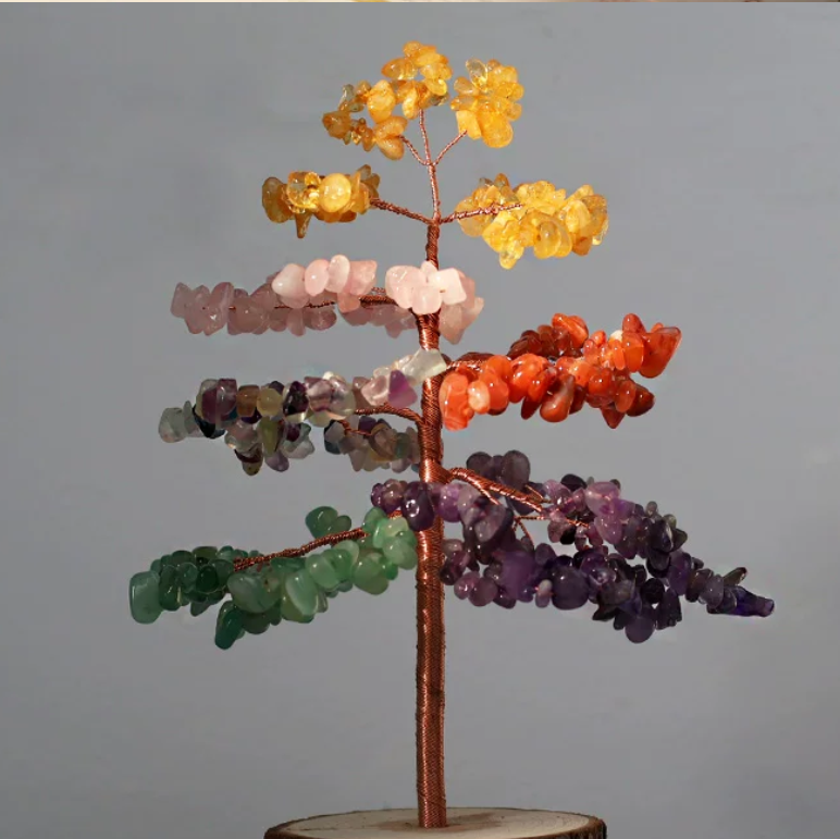 Golden Citrine Jade Prosperity Tree