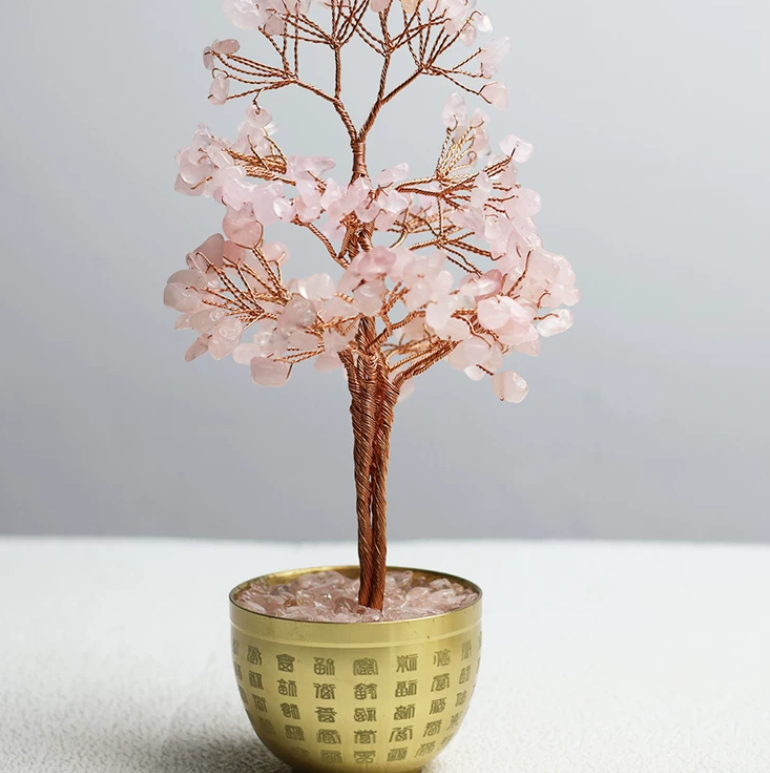Golden Citrine Fortune Jar Tree